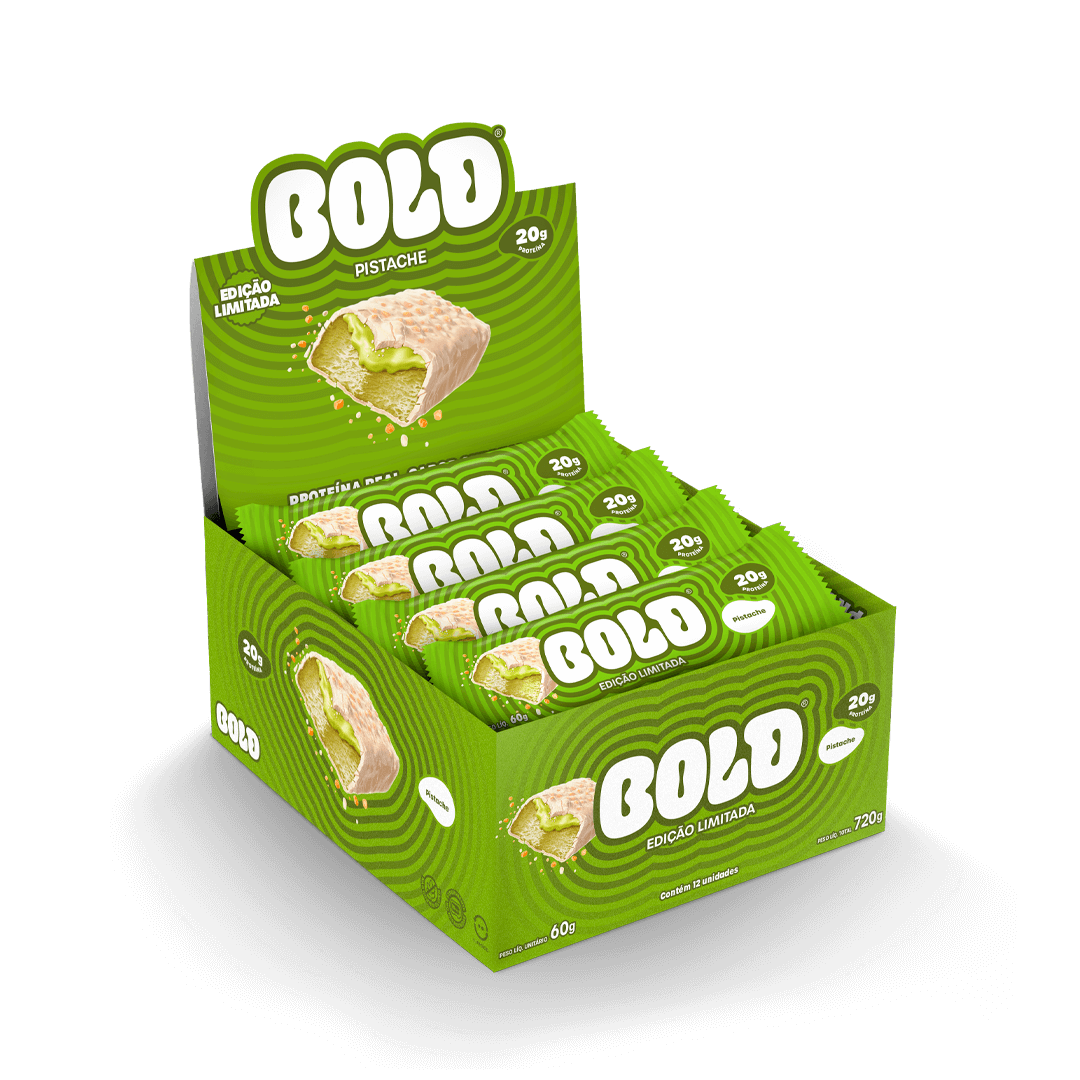 Barra De Proteína BOLD Snacks - 20g De Proteína, Zero Açúcar, 12 Unidades