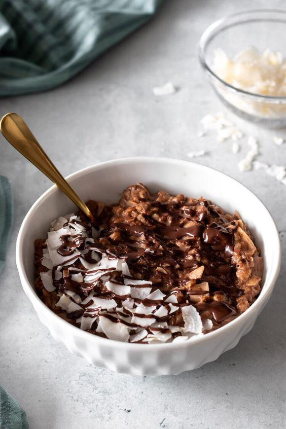 Mingau de aveia com chocolate - BOLD Snacks