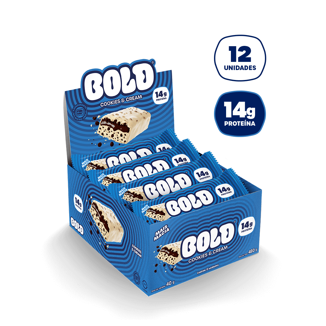 BARRA COOKIES E CREAM 40G C/12UN