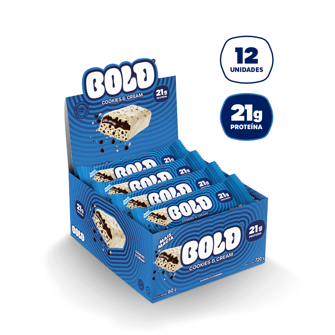 BARRA COOKIES E CREAM 60G C/12UN