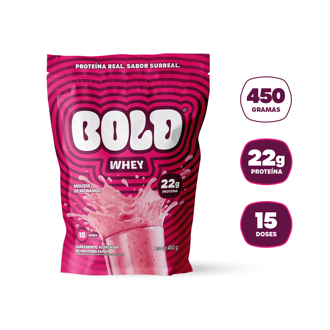 WHEY MOUSSE MORANGO REFIL 450G