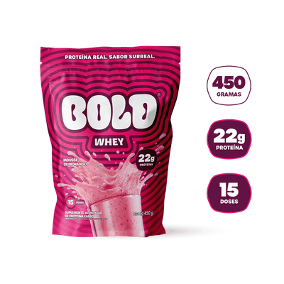 BOLD WHEY MOUSSE DE MORANGO (450g)