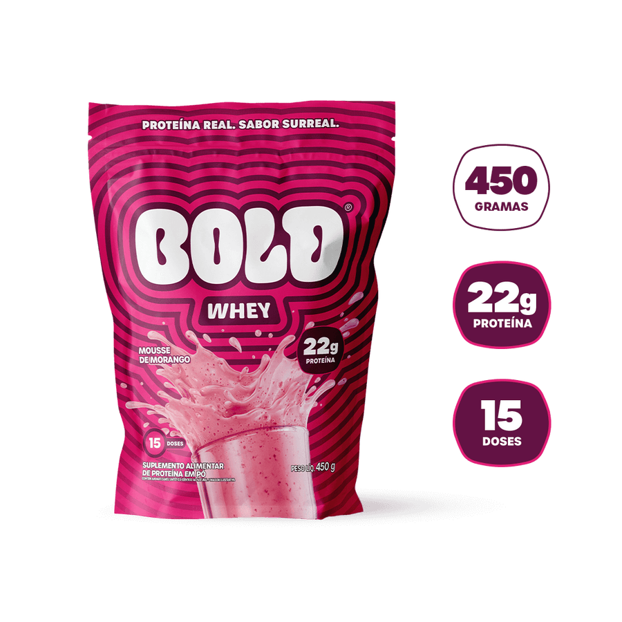 BOLD WHEY MOUSSE DE MORANGO (450g)