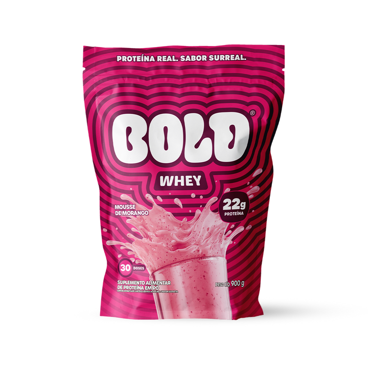 BOLD WHEY STRAWBERRY MOUSSE 450g