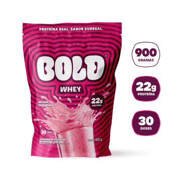 BOLD WHEY MOUSSE DE MORANGO (900g)