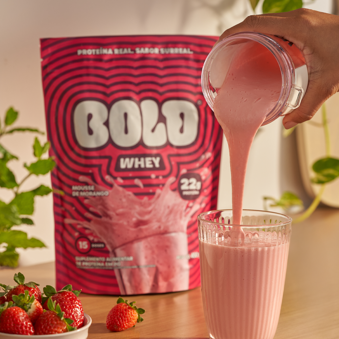 BOLD WHEY MOUSSE DE MORANGO (450g)