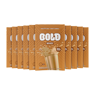 KIT 10 SACHÊS BOLD WHEY DOCE DE LEITE (30g/Un)
