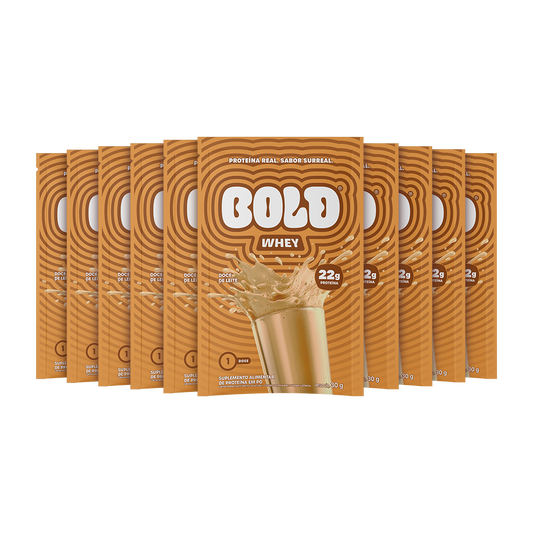 KIT 10 SACHÊS BOLD WHEY DOCE DE LEITE (30g/Un) 1080
