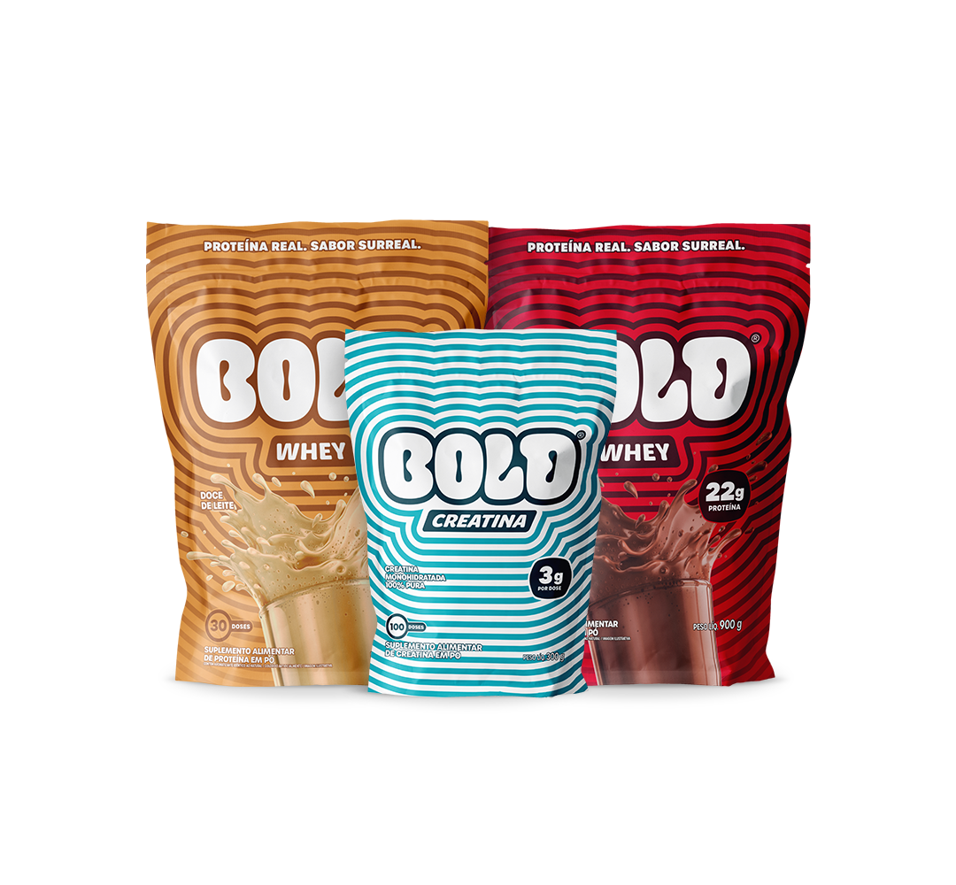 Combo Performance: whey e creatina | BOLD Snacks