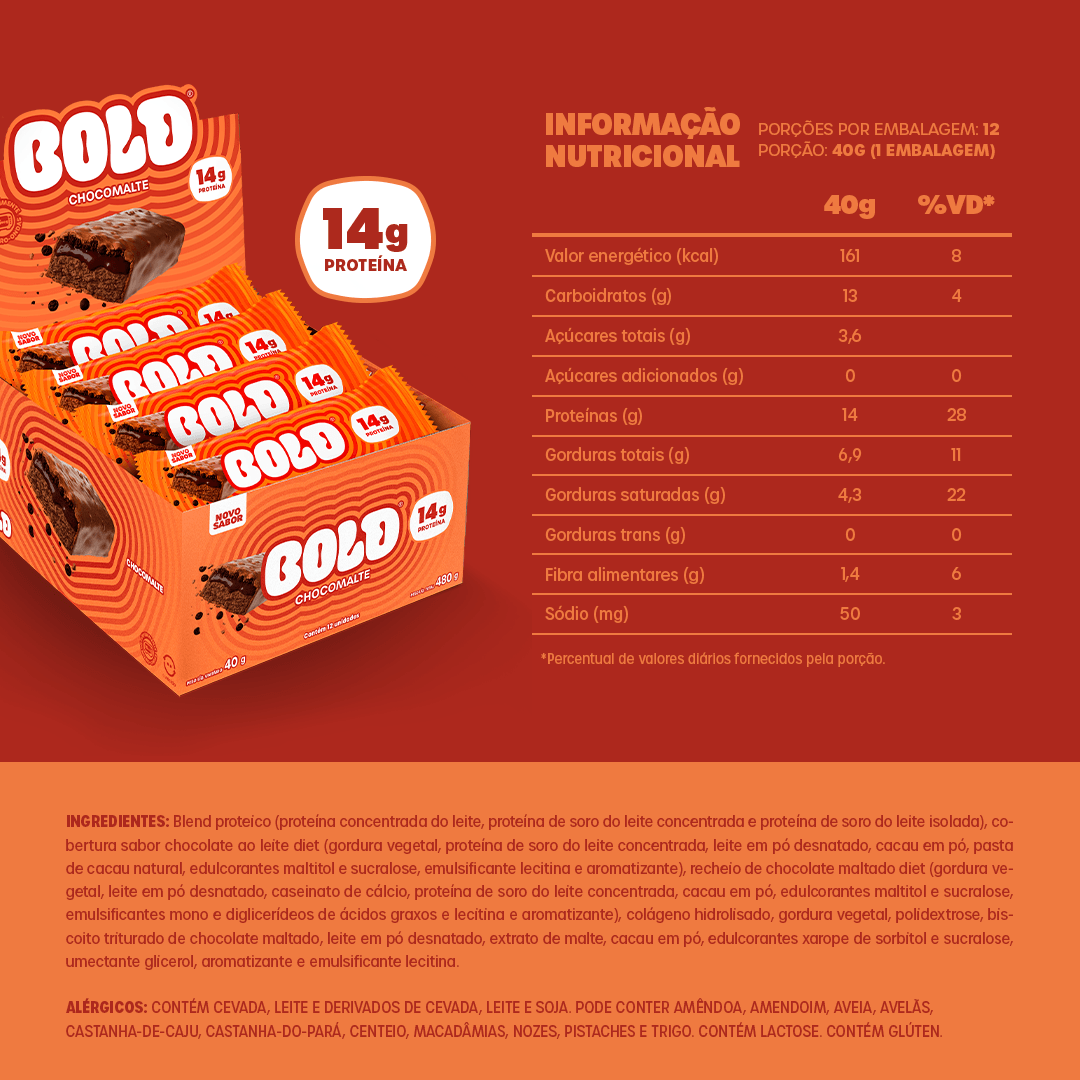 BOLD CHOCOMALTE 14g