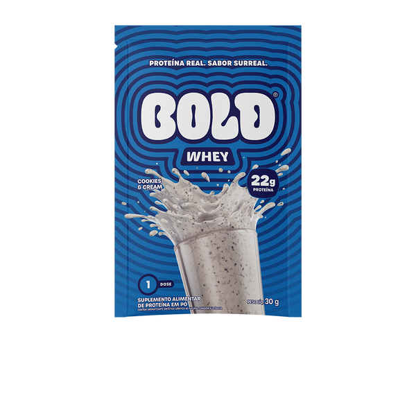 BOLD WHEY COOKIES & CREAM - SACHÊ (30g)