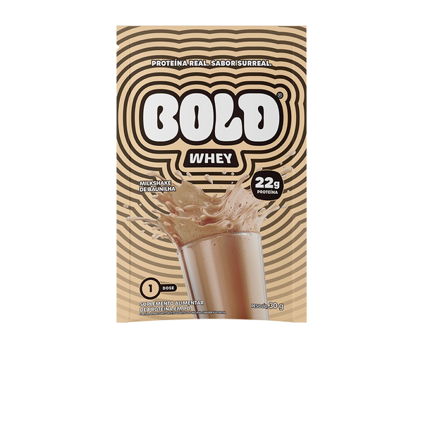 BOLD WHEY MILKSHAKE DE BAUNILHA - SACHÊ (30g)