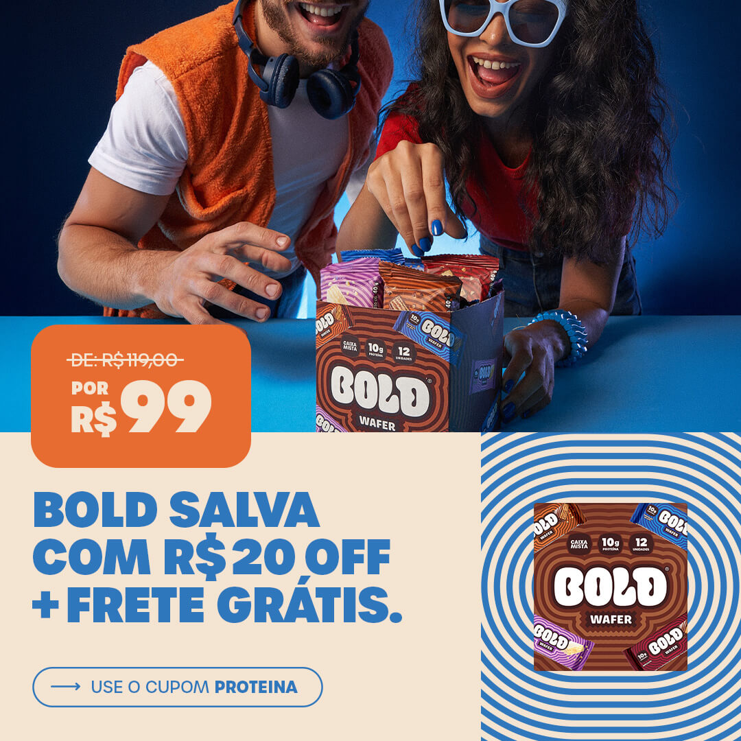 BOLD: Cupom de Primeira Compra | BOLD Snacks