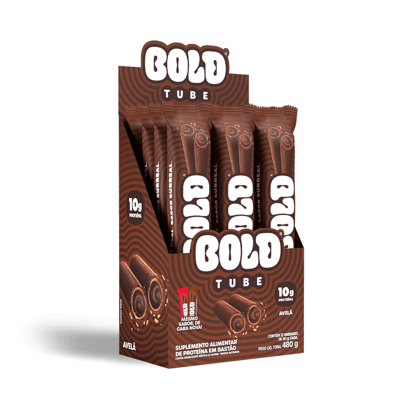 BOLD Tube Hazelnut: protein tube | BOLD Snacks