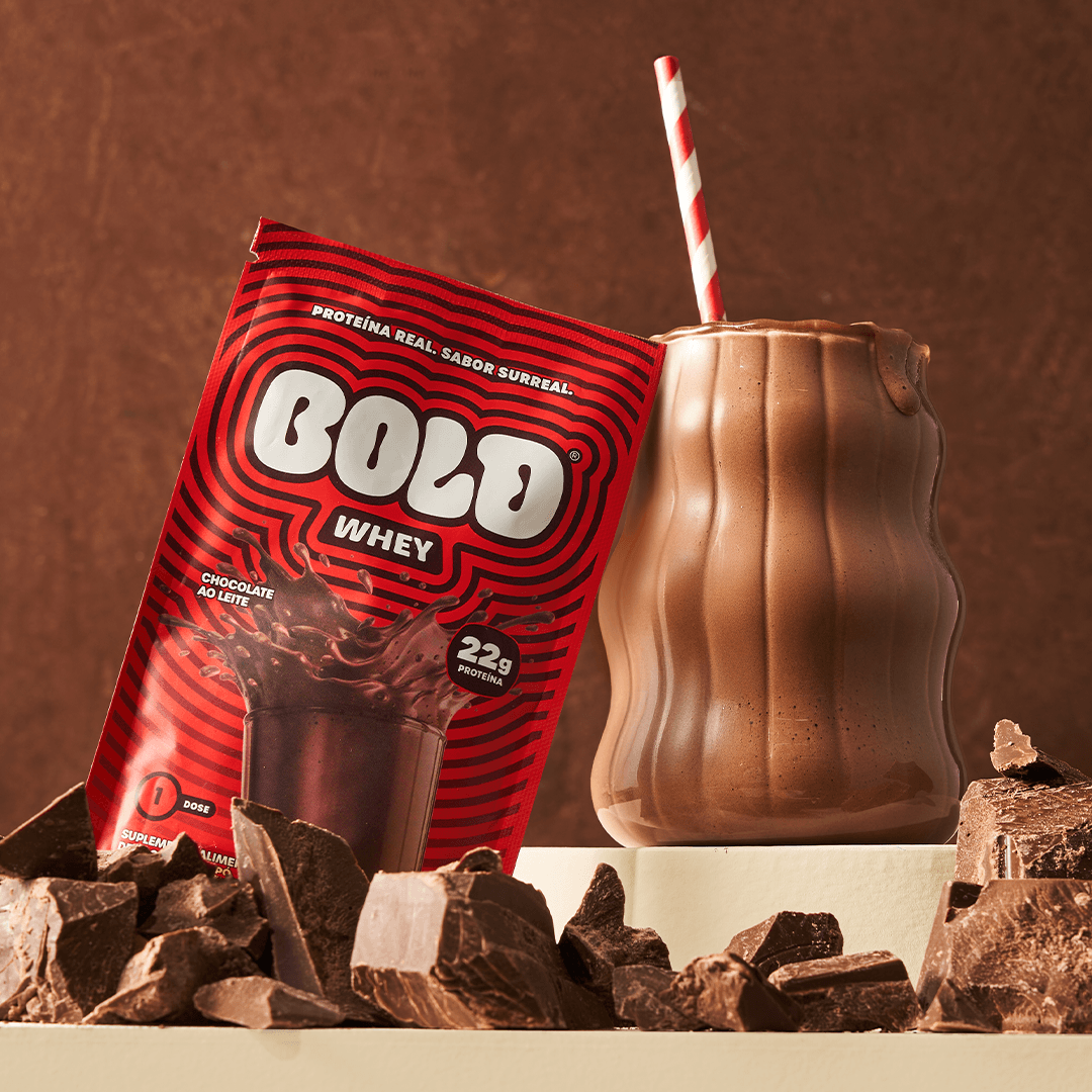 KIT 10 SACHÊS BOLD WHEY CHOCOLATE AO LEITE (30g/Un)