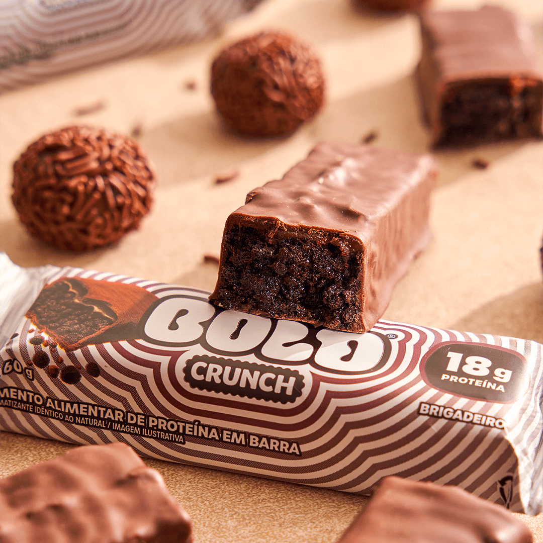 BOLD Crunch Brigadeiro: barra de proteína | BOLD Snacks