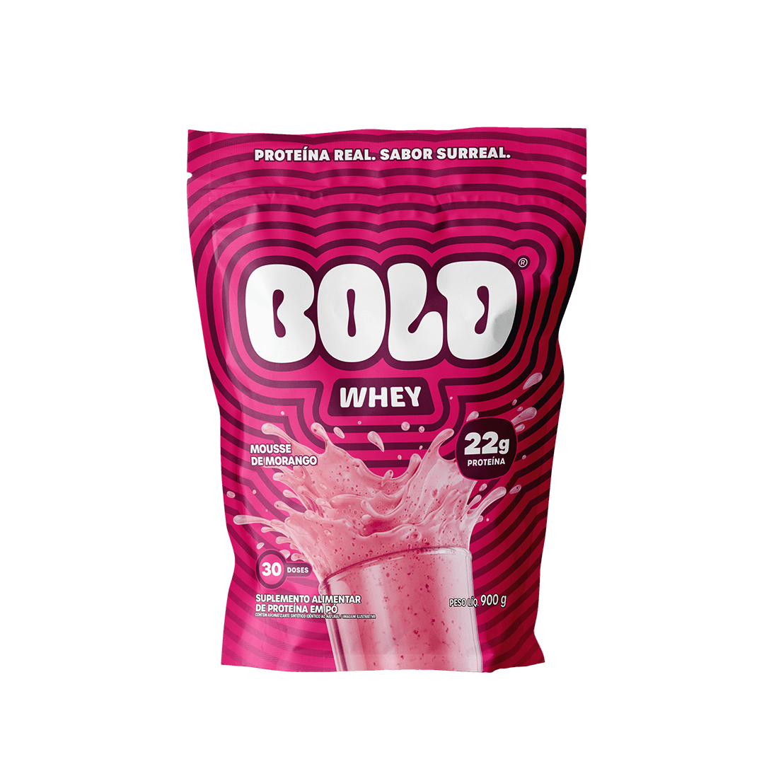 BOLD WHEY MOUSSE DE MORANGO (900g)