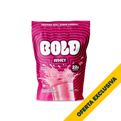 BOLD WHEY MOUSSE DE MORANGO (900g)